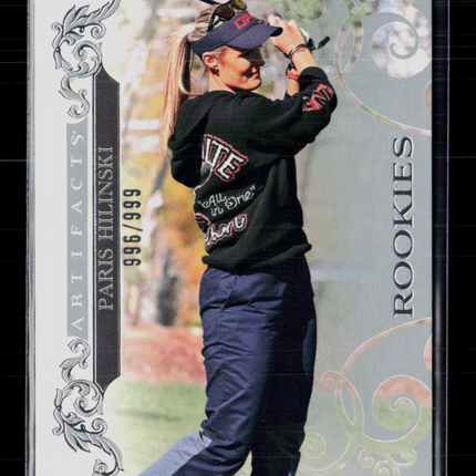2026 Upper Deck Artifacts Golf Paris Hilinski #54 996/999 RC