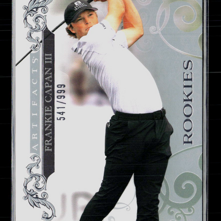 2026 Upper Deck Artifacts Golf Frankie Capan III #66 541/999 RC