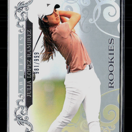 2026 Upper Deck Artifacts Golf Julia Lopez Ramirez #77 981/999 RC