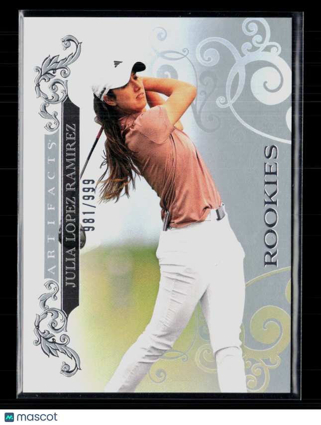 2026 Upper Deck Artifacts Golf Julia Lopez Ramirez #77 981/999 RC