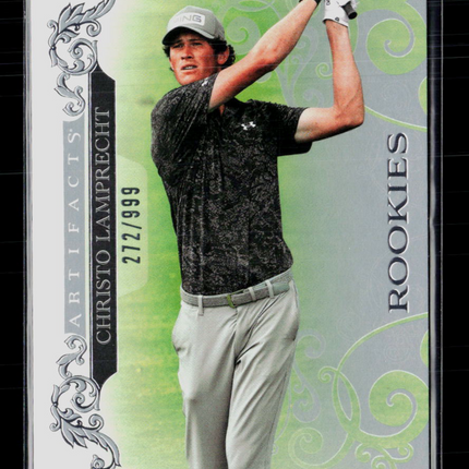 2026 Upper Deck Artifacts Golf Christo Lamprecht #57 272/999 RC