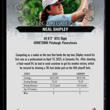 2026 Upper Deck Artifacts Golf Neal Shipley #71 852/999 RC