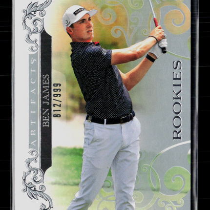 2024 Upper Deck Artifacts Golf Ben James #72 812/999 RC
