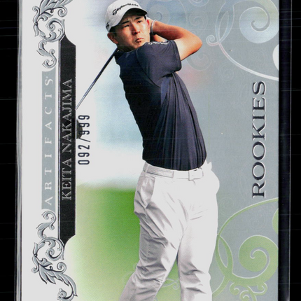 2026 Upper Deck Artifacts Golf Keita Nakajima #64 /999 RC