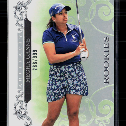 2026 Upper Deck Artifacts Golf Megha Ganne #62 /999 RC