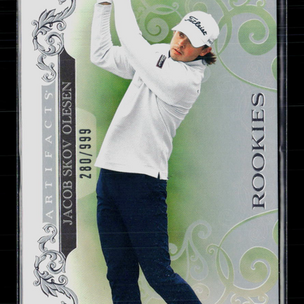 2026 Upper Deck Artifacts Golf Jacob Skov Olesen #78 /999 RC