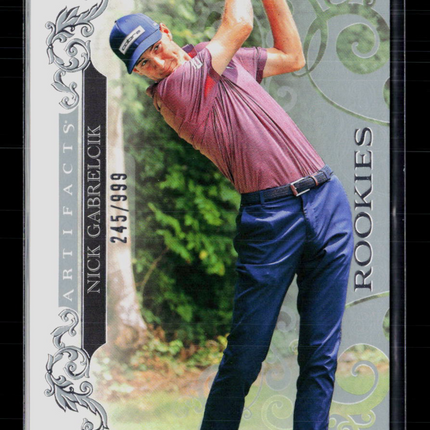 2026 Upper Deck Artifacts Golf Nick Gabrelcik #73 /999 RC