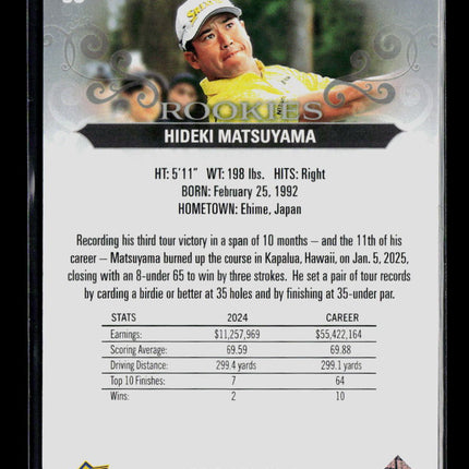 2026 Upper Deck Artifacts Golf Hideki Matsuyama #55