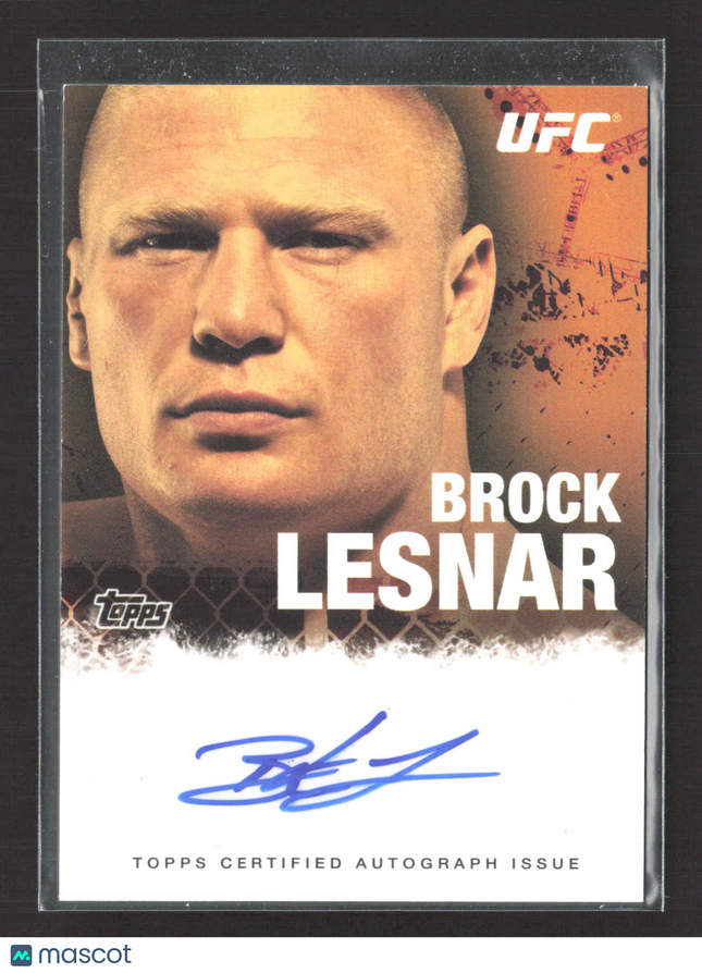 2010 Topps UFC Brock Lesnar #FA-BL Auto