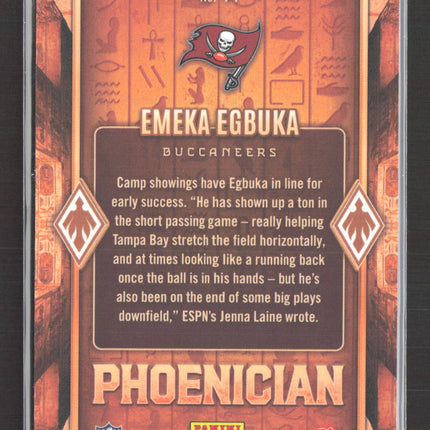 2025 Panini Phoenix Phoenician Emeka Egbuka #11 RC