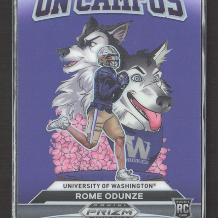2024 Panini Prizm Draft Picks On Campus Rome Odunze #OC-ROE RC