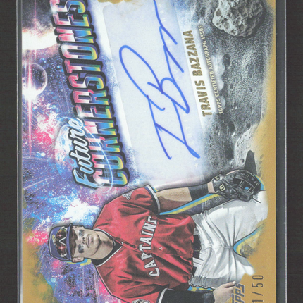2025 Topps Pro Debut Future Cornerstones Travis Bazzana #FC-TB 31/50 Auto Gold