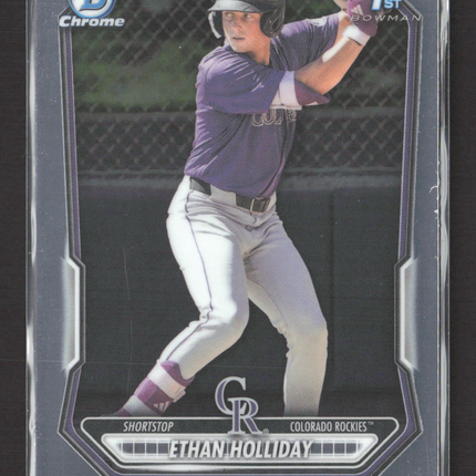 2025 Bowman Chrome Ethan Holliday #BCP-1 1st Bowman