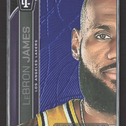 2025 Panini Totally Certified Portraits LeBron James #9 Purple 167/265