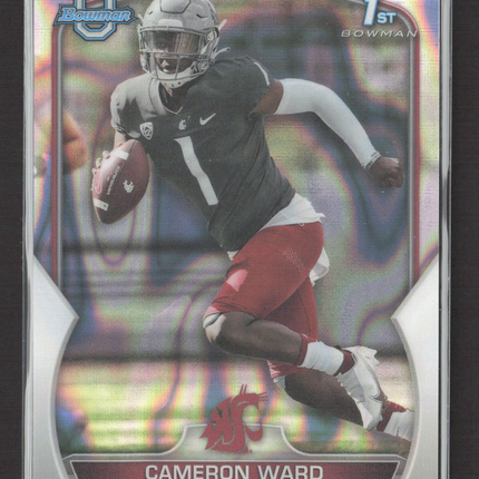 2022 Bowman University Cam Cameron Ward #34 RayWave 096/100