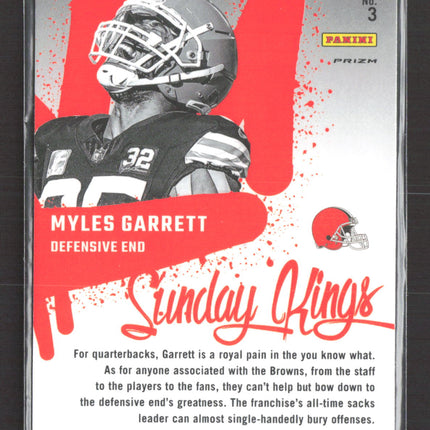 2024 Panini Donruss Optic Sunday Kings Myles Garrett #3