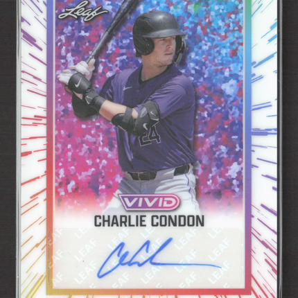 2025 Leaf Vivid Charlie Condon #BA-CC2 2/5 Auto