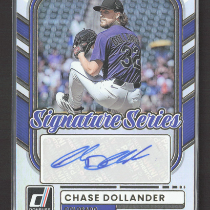 2026 Panini Donruss Signature Series Chase Dollander #SS-CD Auto