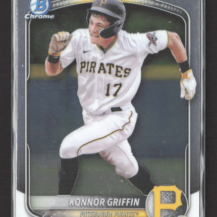 2025 Topps Bowman Chrome Konnor Griffin #BCP-86