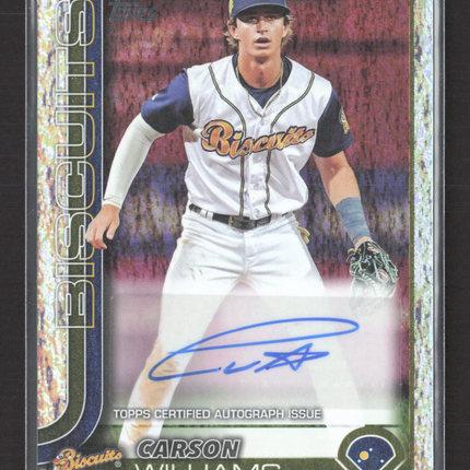 2024 Topps Pro Debut Carson Williams #PD-127 Foil Auto /175