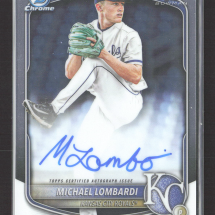 2025 Topps Bowman Chrome Michael Lombardi #CPA-ML Auto