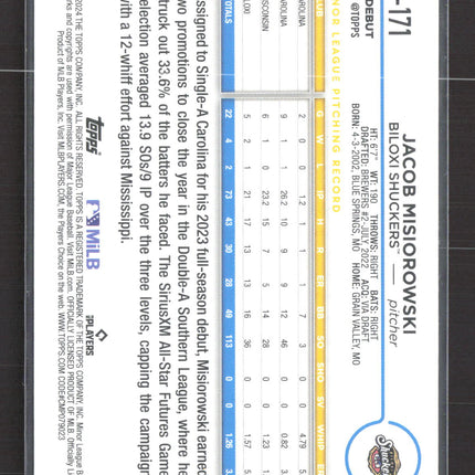 2024 Topps Pro Debut Jacob Misiorowski #PD-171