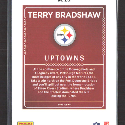 2024 Panini Donruss Optic Prizm Uptown Terry Bradshaw #25
