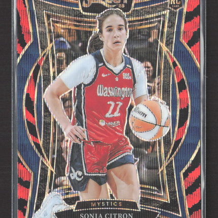 2025 Panini Select WNBA Prizm Concourse Sonia Citron #83 Tiger Stripe RC