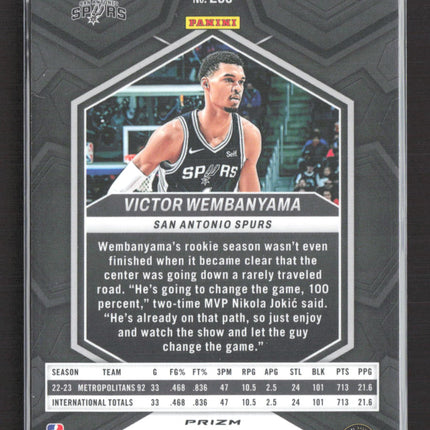 2023 Panini Mosaic Prizm Victor Wembanyama #238 Green RC