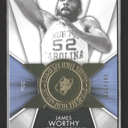 2014 Upper Deck SPx Finite Legends James Worthy #F-WO 035/799