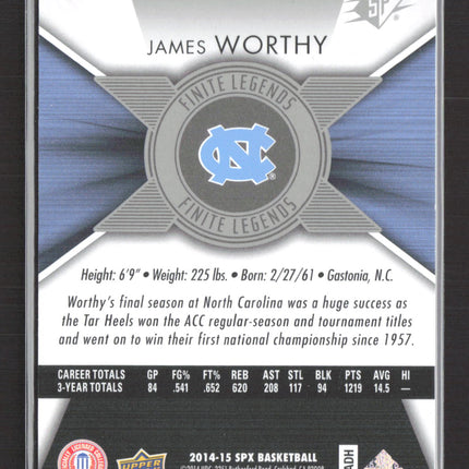 2014 Upper Deck SPx Finite Legends James Worthy #F-WO 035/799