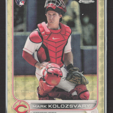 2022 Topps Chrome Sapphire Superfractor Mark Kolozsvary #536 1/1 RC