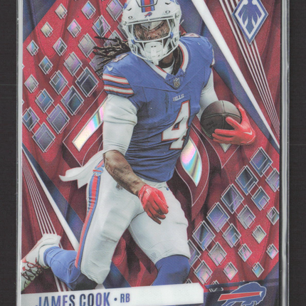 2023 Panini Phoenix Football James Cook #43 Red 046/199