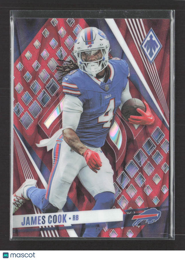 2023 Panini Phoenix Football James Cook #43 Red 046/199