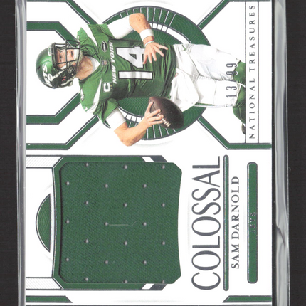 2021 Panini National Treasures Colossal Sam Darnold #CM-SD Jersey /99