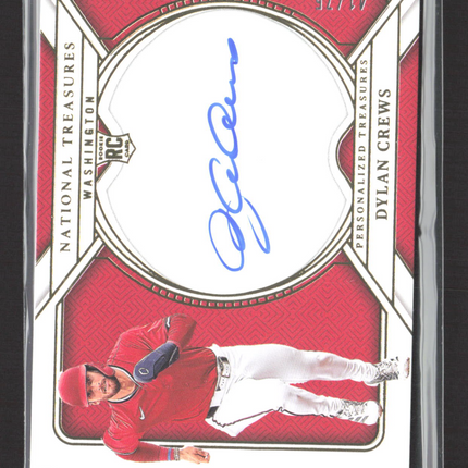 2025 Panini National Treasures Personalized Dylan Crews #PT-DCR RC Auto /75
