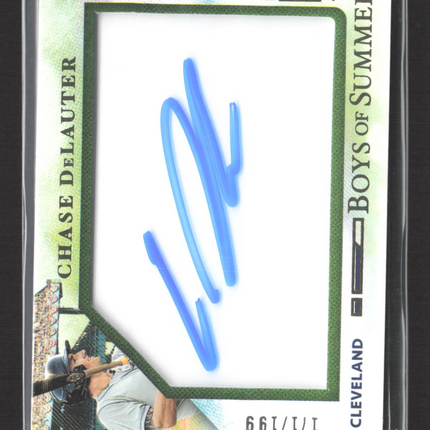 2025 Panini Boys of Summer Chase DeLauter #27 Auto /199