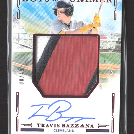 2025 Panini Boys of Summer Travis Bazzana #JMS-TB 08/49 Patch Auto