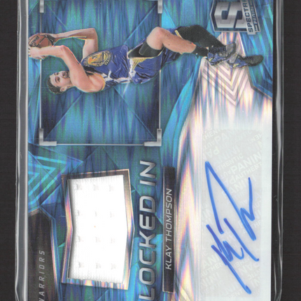 2017 Panini Spectra Prizm Klay Thompson #59 /99 Jersey Auto