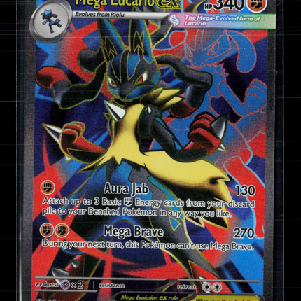Pokemon 2025 Mega Evolution Mega Lucario EX FA #160/132
