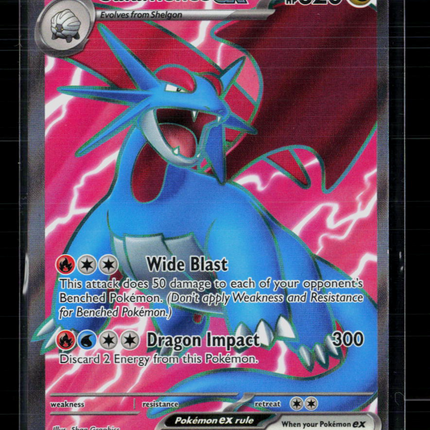 Pokemon 2025 Journey Together Salamence EX #177/159