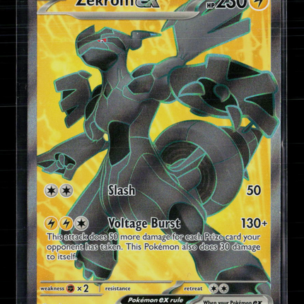 Pokemon 2025 Scarlet & Violet Black Bolt Zekrom EX UR #158/86