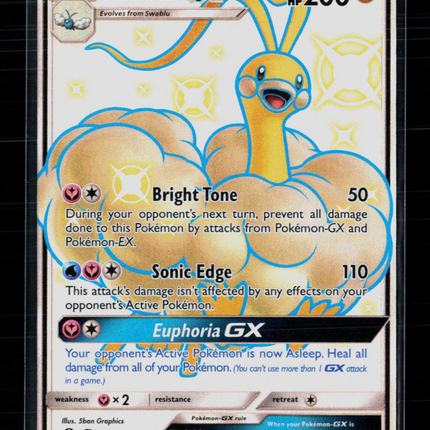 Pokemon 2019 Hidden Fates Altaria GX SSR #SV77/SV94