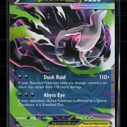 2025 Pokemon Pitch Black Mega Darkrai EX #48/84