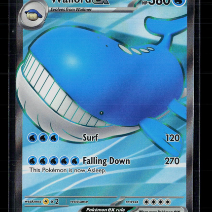 Pokemon 2025 Pitch Black Wailord EX SAR #97/84