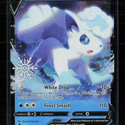 Pokemon 2022 Silver Tempest Alolan Vulpix V #33/195 Holiday