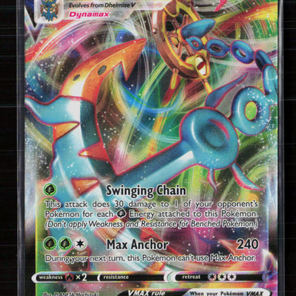 Pokemon 2021 Shining Fates Dhelmise VMAX #10/72