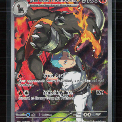 Pokemon 2025 Destined Rivals Team Rocket's Houndoom #191/182