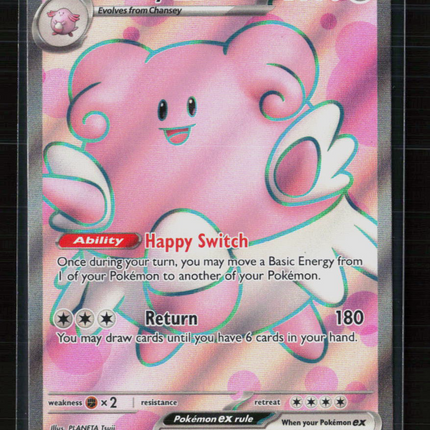 Pokemon 2024 Twilight Masquerade Blissey EX FA #201/167