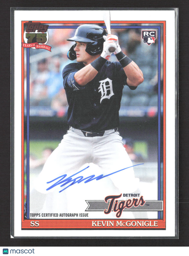 2026 Topps Baseball Kevin McGonigle #91B2-KMC RC Auto